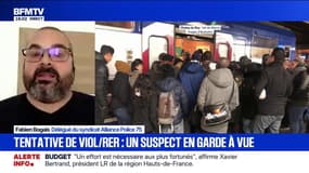 Tentative de viol dans le RER C: "Une autre victime aurait été dans les griffes de ce prédateur sexuel", affirme Fabien Bogais, délégué du syndicat Alliance Police 75