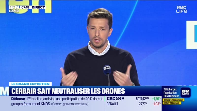 Le Grand entretien : Cerbair, l'anti-drone français en plein boom - 21/05