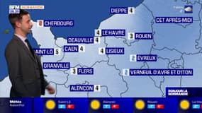Météo Normandie: une fin de semaine ensoleillée, jusqu'à 5°C à Dieppe et 6°C à Caen