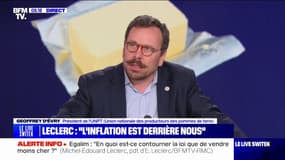 Geoffrey d'Évry (président de l'Union nationale des producteurs de pommes de terre): "On pourrait limiter cette hausse si on avait une répartition de la marge beaucoup plus équitable"