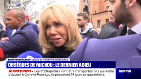 Obsèques de Michou: Brigitte Macron salue "le prince de Montmartre"