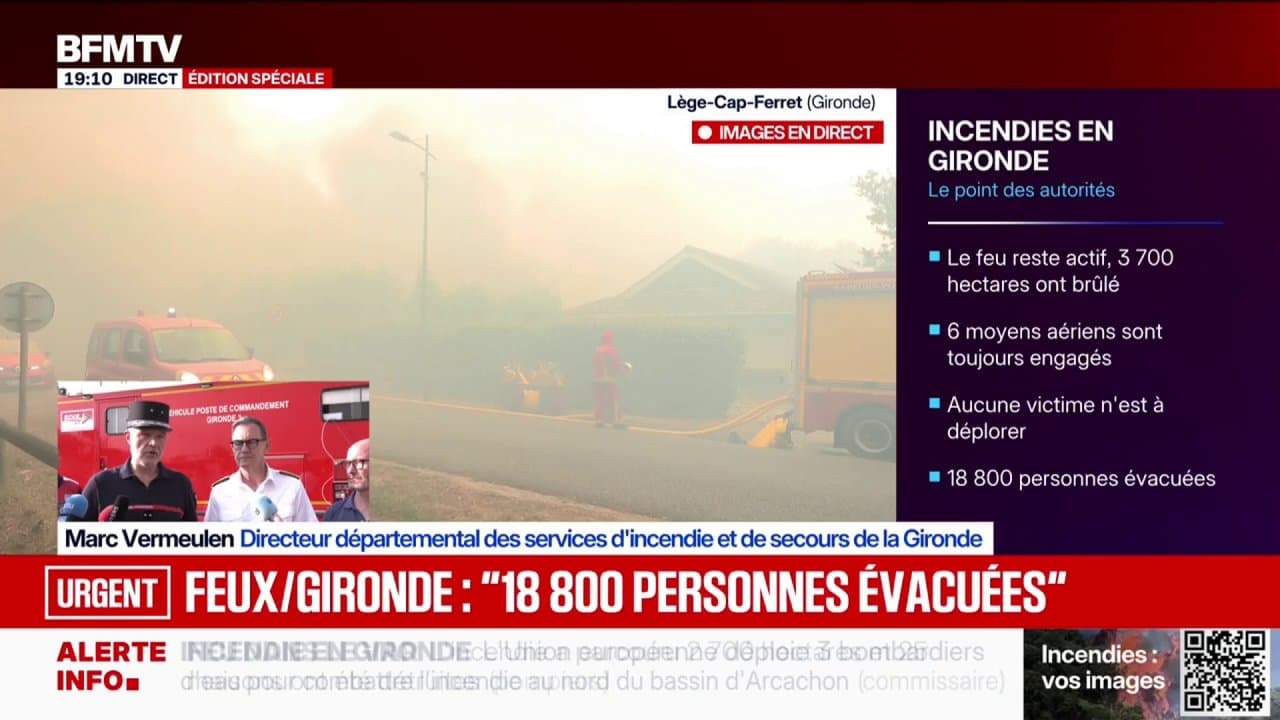 Incendies en Gironde: "L'état de sécheresse est pire qu'en 2022", indiquent les autorités