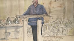 Le docteur Frédéric Péchier, devant le tribunal à Besançon, le 8 septembre 2025