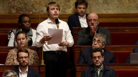 Louis Boyard à l'Assemblée nationale le 8 novembre 2022 