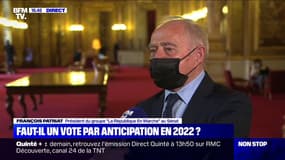 François Patriat sur le vote par anticipation: "J'ai aussi été un peu surpris (...) mais l'objet qu'il défend, j'y souscris"