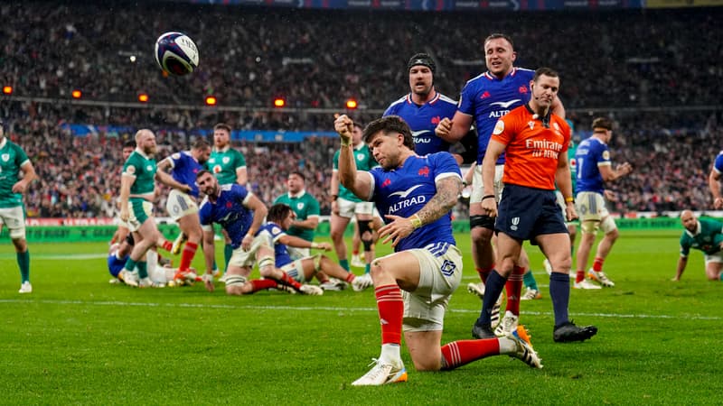 France-Irlande: Bielle-Biarrey, Jalibert… les sublimes essais des Bleus, auteurs d'un début de match canon