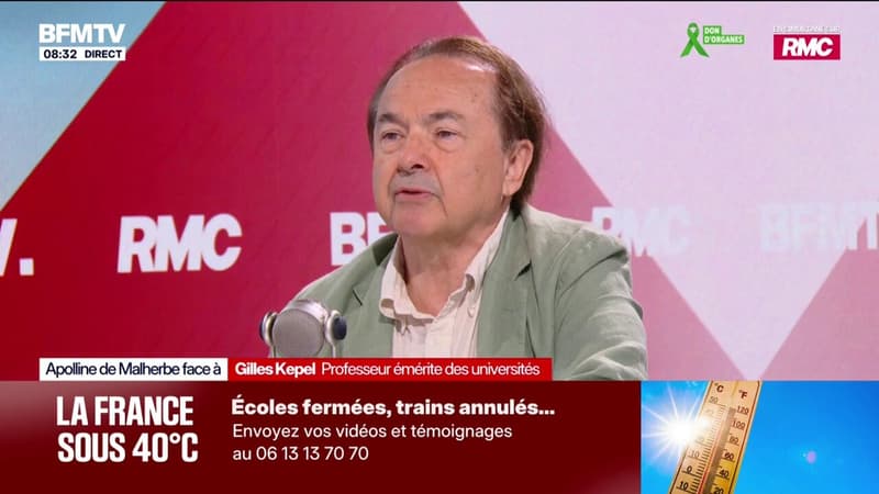 "Le président des États-Unis fonctionne d'une manière très irrationnelle", déclare Gilles Kepel, professeur émérite des universités