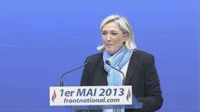 Marine Le Pen lors de son discours du 1er-Mai.