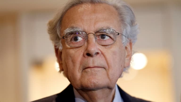 Le journaliste et écrivain Bernard Pivot, le 5 mai 2015 à Paris