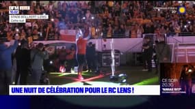 Ligue 1: les Lensois accueillis en héros au stade Bollaert
