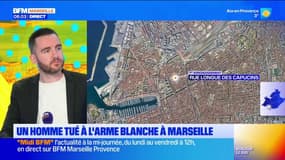 Marseille : un homme tué à l'arme blanche en centre-ville le soir du réveillon