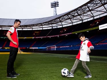 Robin et Shaqueel van Persie en 2018