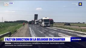 L'A27 en direction de la Belgique est en travaux jusqu'au 31 août