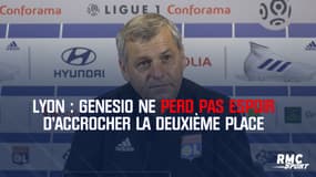 Lyon : Genesio ne perd pas espoir d’accrocher la deuxième place