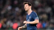Lionel Messi grimace lors de PSG-Lille