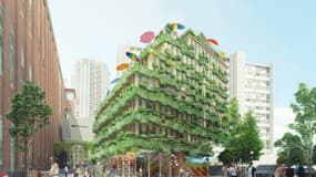 "L'immeuble végétal" proposé dans le cadre de l'appel à projets "Réinventer Paris"