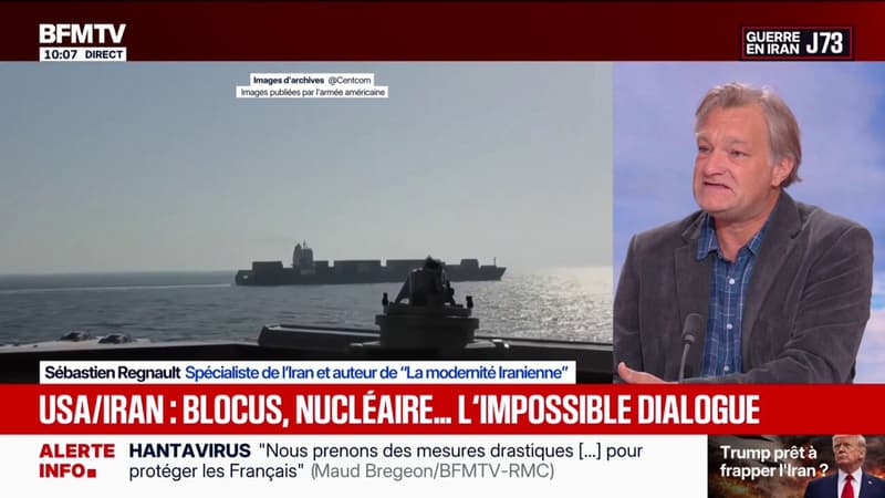 Guerre au Moyen-Orient: "On va être dans une situation de statu quo jusqu'à la visite" de Donald Trump en Chine, estime Sébastien Regnault, spécialiste de l'Iran