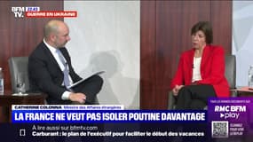 Catherine Colonna: "Renforcer l'isolement de Vladimir Poutine ne serait pas une bonne option"