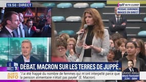 Grand débat: Emmanuel Macron sur les terres d’Alain Juppé (2/2)