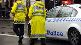 Deux policiers australiens. Illustration