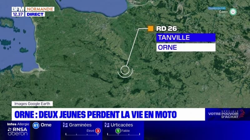 Orne: deux jeunes motards meurent lors d'un accident à Tanville 