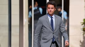 Gabriel Attal à  Matignon le 19 septembre 2024