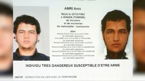 Ais Amri, tunisien de 24 ans, est considéré comme le suspect principal dans l'enquête sur l'attentat sur le marché de Noël de Berlin.
