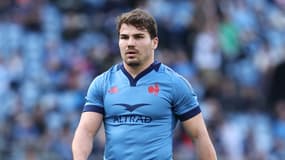 Antoine Dupont lors du match entre la France et l'Italie dans le Tournoi des 6 Nations, le 23 février 2025