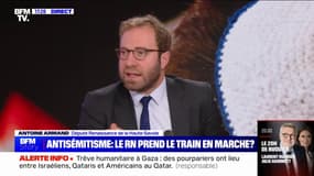 Marche contre l'antisémitisme: "L'important est de mobiliser l'ensemble de la société française et pas des politiciens", pour Antoine Armand (Renaissance)