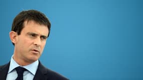 Le Premier ministre Manuel Valls, ici à Gasny lors d'une visiste dans une entreprise de la ville