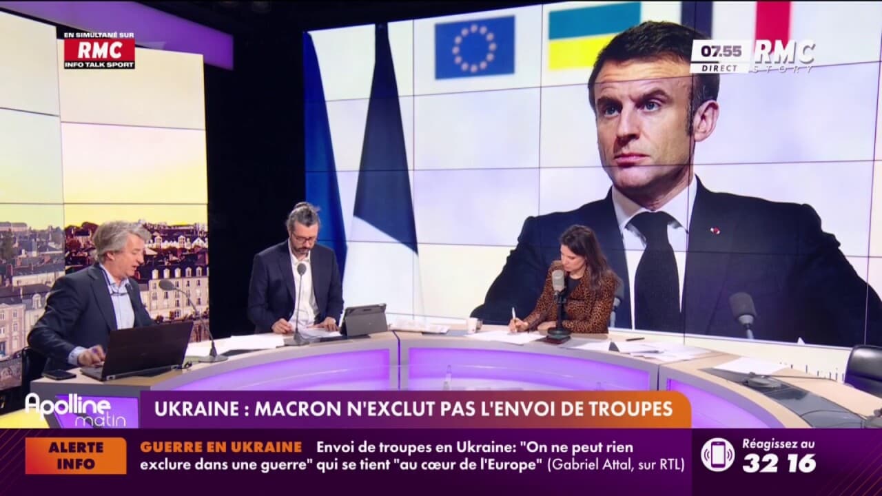 Expliquez-nous - Ukraine : Macron N'exclut Pas L'envoi De Troupes