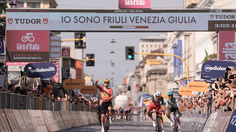 Fredrik Dversnes remporte la 15e etape du Giro 2026 le 24 mai 2026 2291377