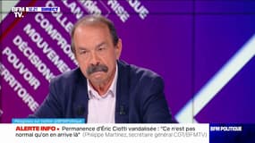 "C'est de sa responsabilité si la colère est à ce niveau-là": Philippe Martinez à propos d'Emmanuel Macron après les violences dans les manifestations