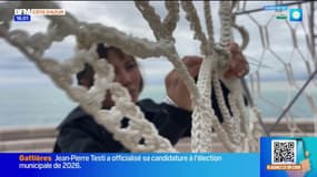 Nice : un oursin géant remplace le "I Love Nice"