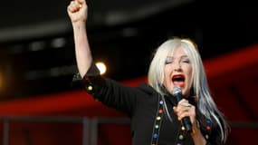 La chanteuse Cyndi Lauper lors du concert Global Citizen, le 25 septembre 2021 à New York