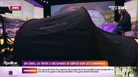 En 2005, révolution dans le monde du camping avec la création de la tente 2 secondes