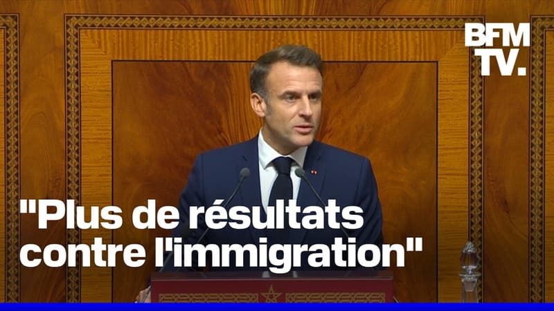 Immigration, investissements: le discours d'Emmanuel Macron devant le Parlement marocain