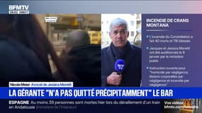 Incendie à Crans-Montana: "Pour apaiser la colère, il fallait offrir au moins la détention de Jacques Moretti", estime Me Nicola Meier, avocat de Jessica Moretti