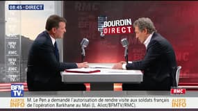 Louis Aliot face à Jean-Jacques Bourdin en direct