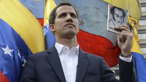 L'opposant Juan Guaido s'est autoproclamé président par interim du Venezuela le 23 janvier 2019 - 