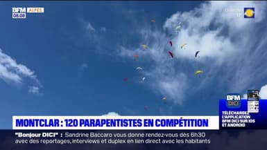 Saint-Jean-Montclar: 120 parapentes en compétition