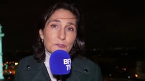 Amélie Oudéa-Castéra en duplex sur BFMTV, le 1er janvier 2024