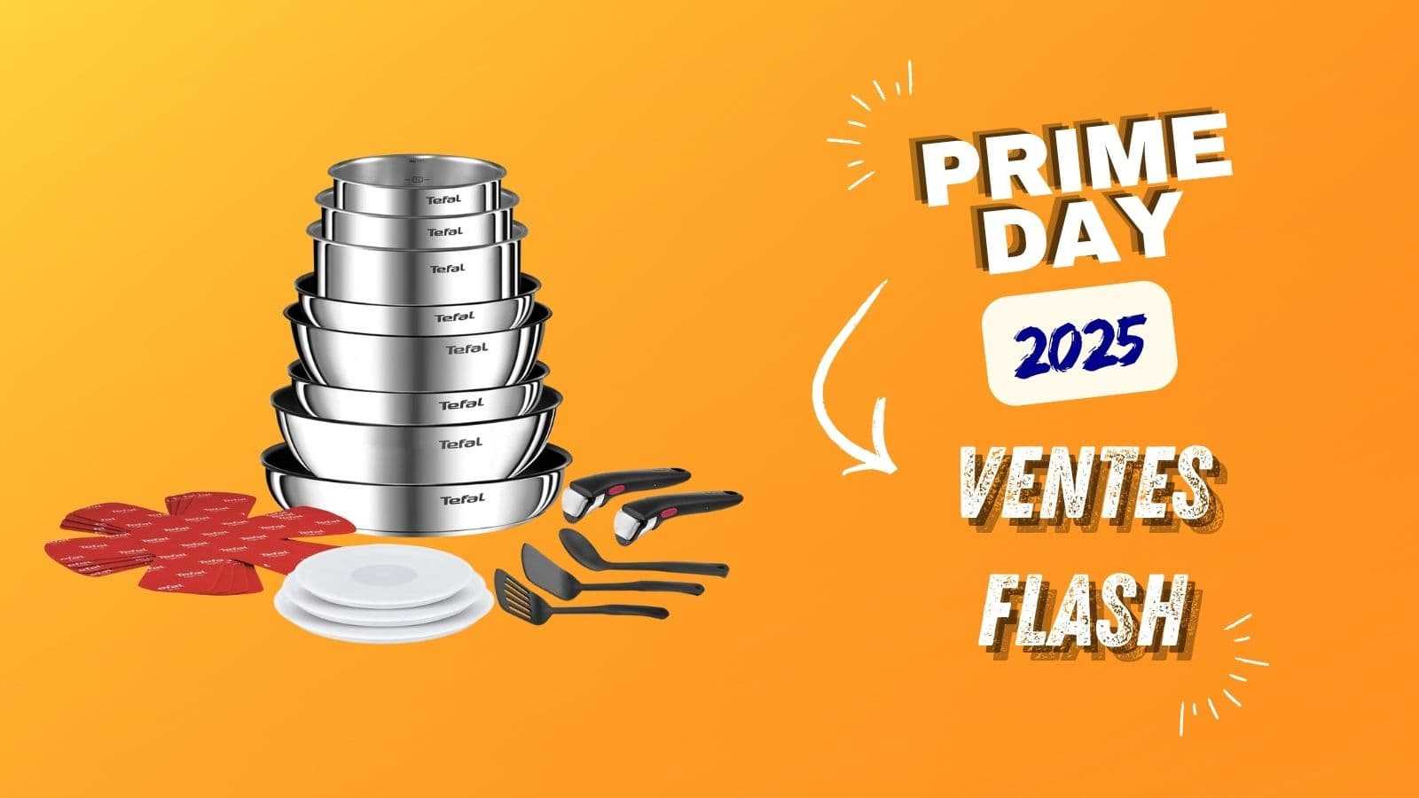 Batterie de cuisine Tefal à 129,99€ au lieu de 209,89€