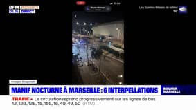 Marseille: six personnes interpellées après une manifestation nocturne contre la réforme des retraites