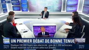 Jean-Baptiste Boursier aux commandes du débrief du premier débat de la primaire à gauche, le 12 janvier 2017, en direct sur BFMTV