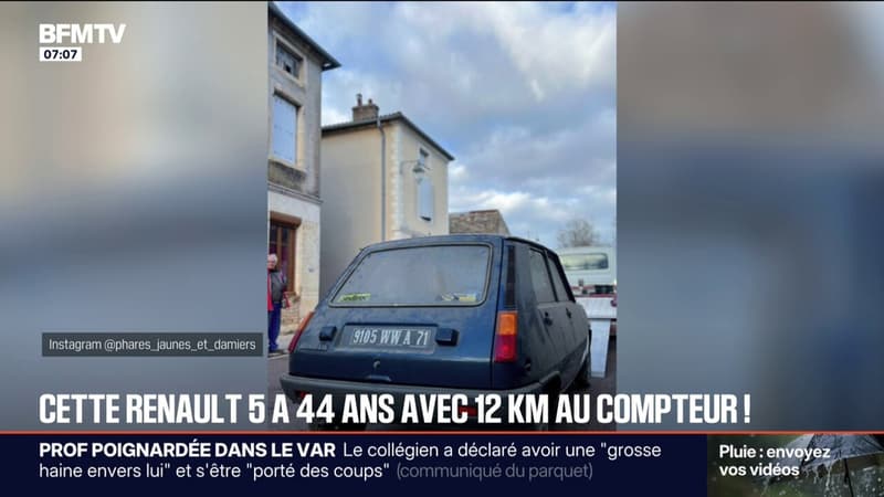 Une Renault 5 avec 12 kilomètres au compteur au bout de...44 ans